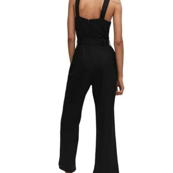 Mango Belted Halter Jumpsuit NWT - Picture 7 of 7